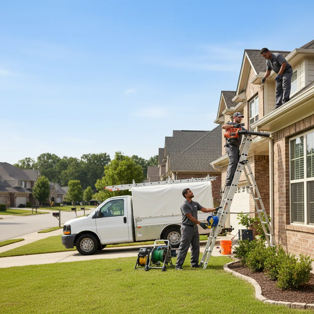 Home Gutter Service in Brighton, IL near me